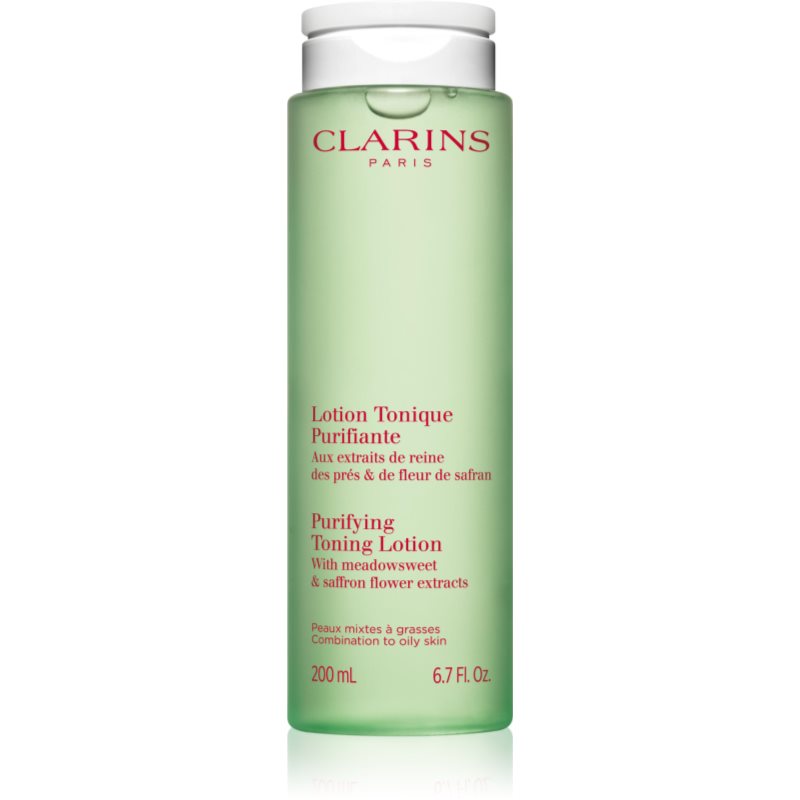 Clarins Cleansing Purifying Toning Lotion Lozione Tonica Detergente Per Pelli Miste E Grasse 200 Ml