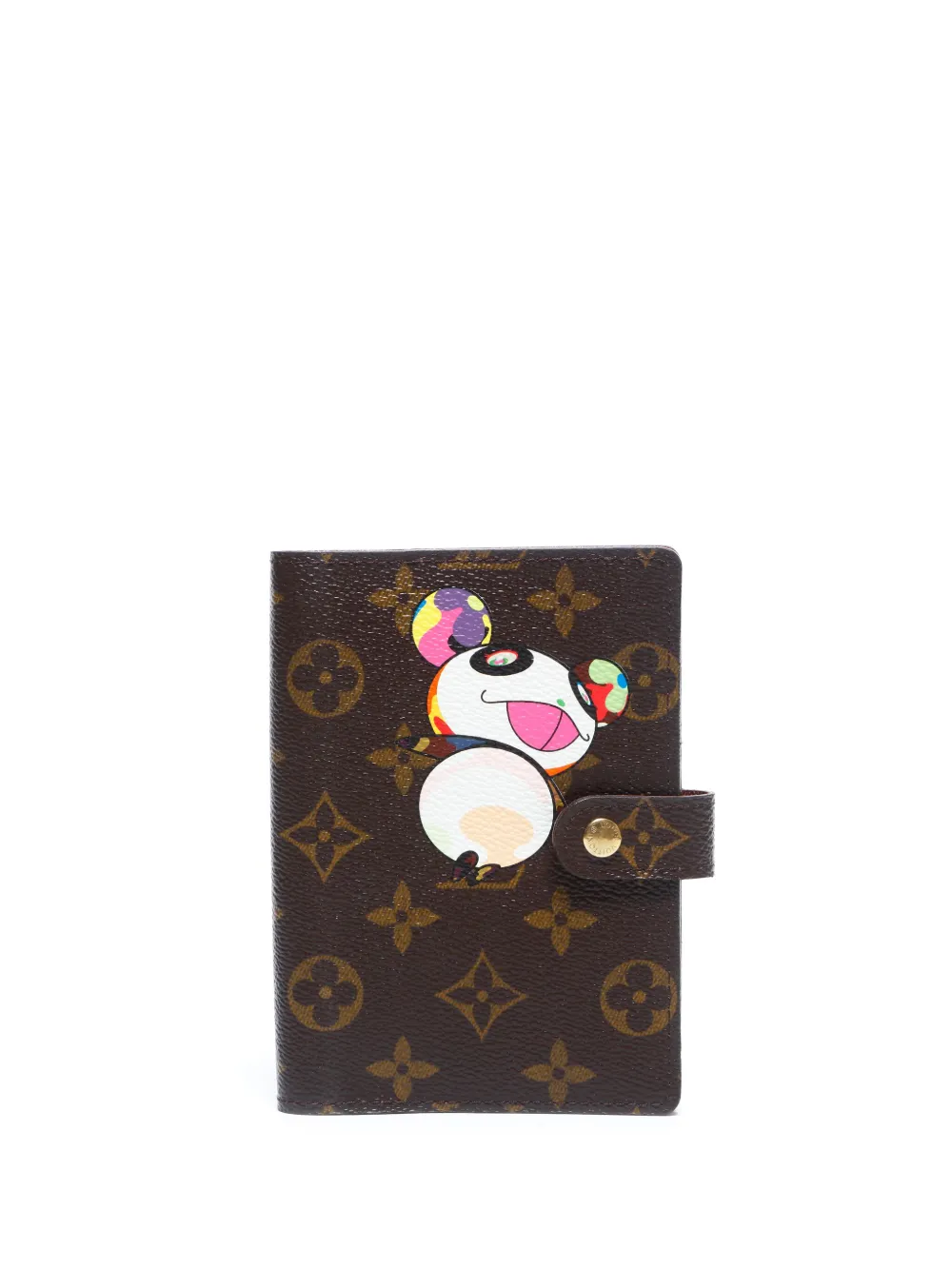 Louis Vuitton Pre-Owned Custodia per Agenda Panda PM Louis Vuitton x Takashi Murakami 2004 - Marrone