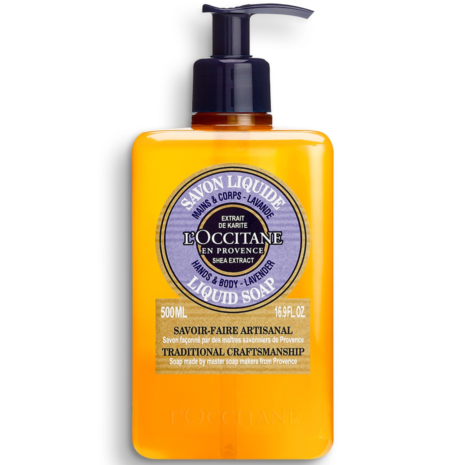 L'Occitane Shea Lavender Hands and Body Liquid Soap 500ml
