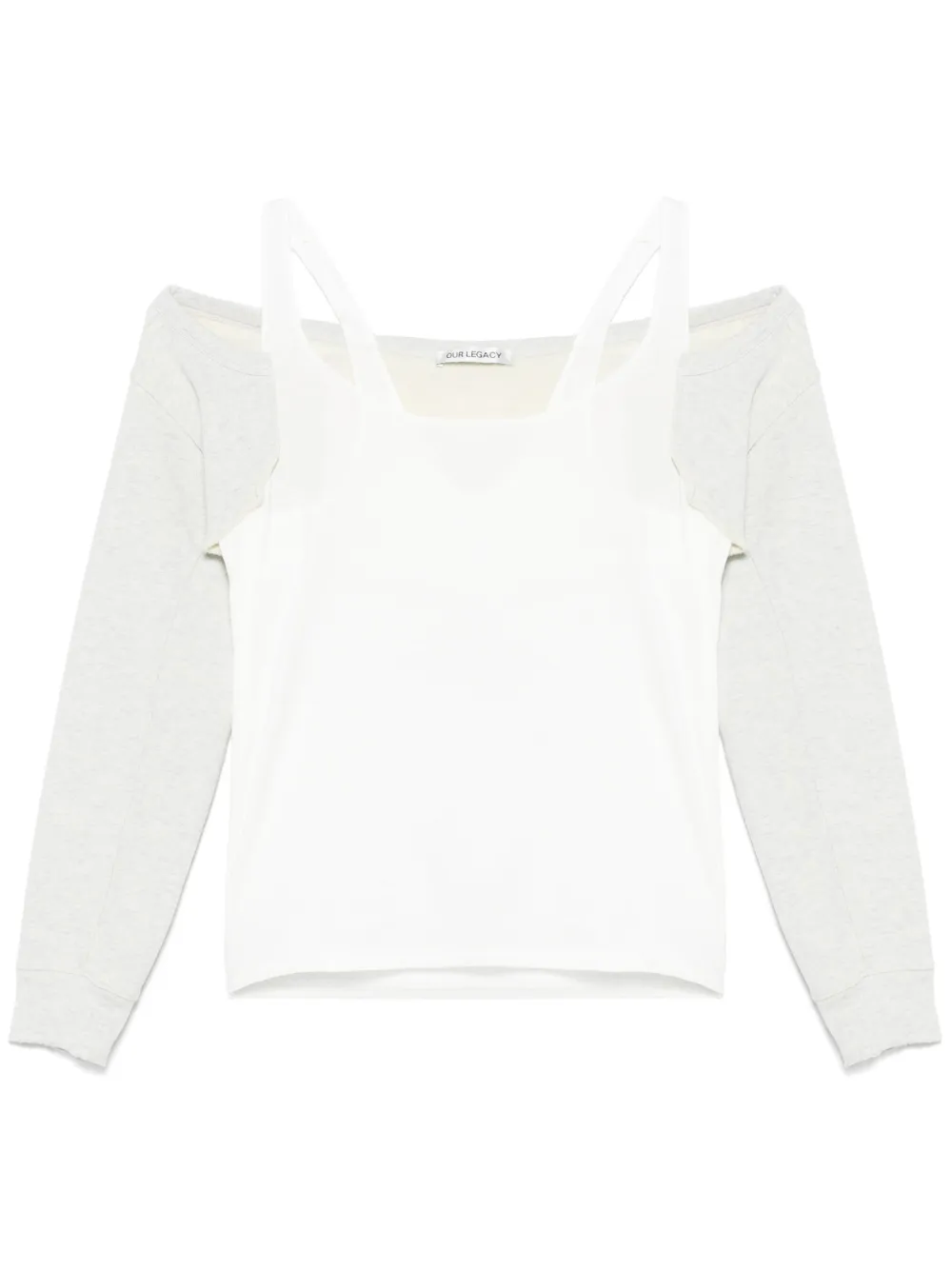 OUR LEGACY Canotta Cardigan - Bianco