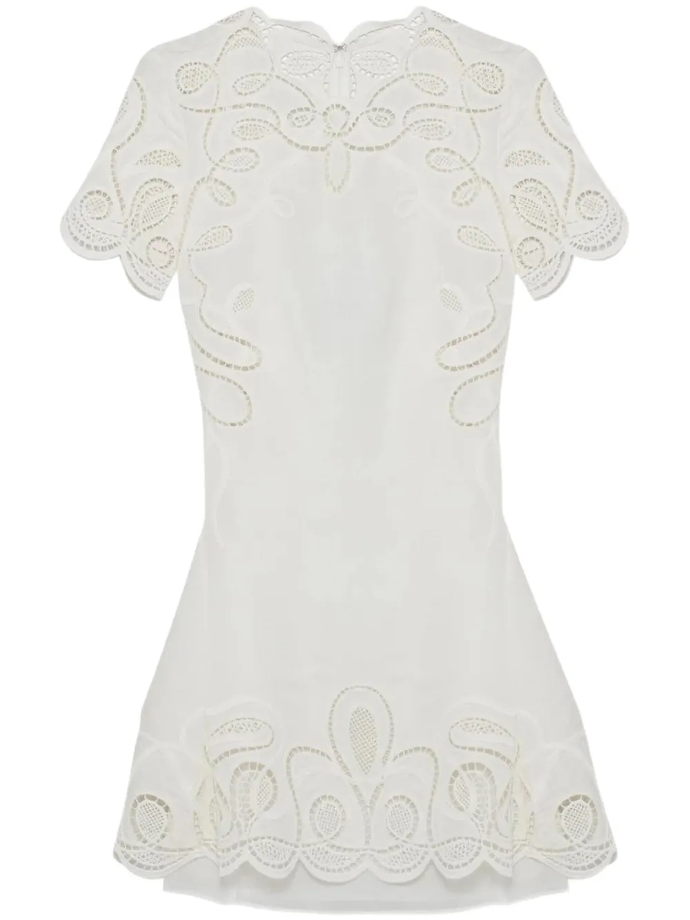 Simkhai embroidered mini dress - Bianco