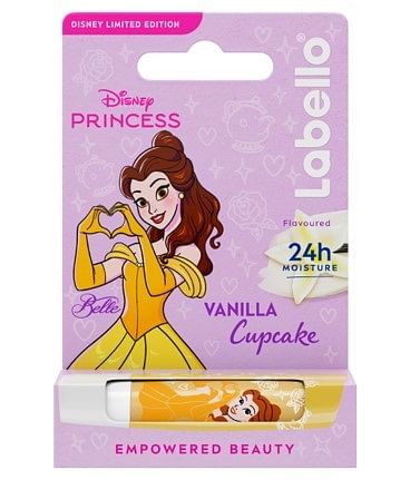Labello Disney Princess Belle Vanilla Cupcake Balsamo Labbra 4,8 G