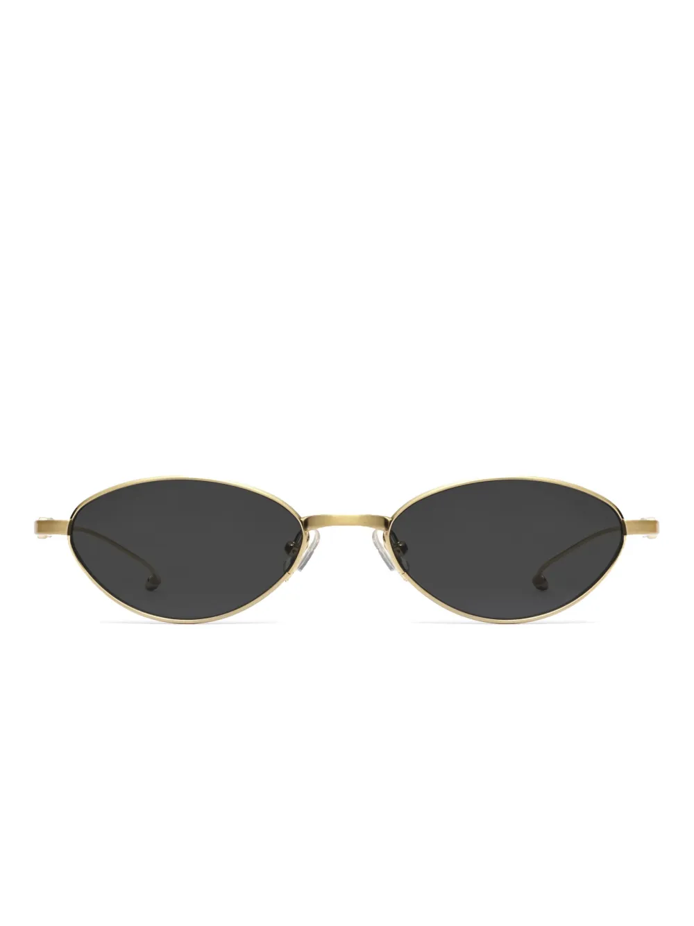 Maison Margiela x Gentle Monster Occhiali da sole con montatura ovale - Oro