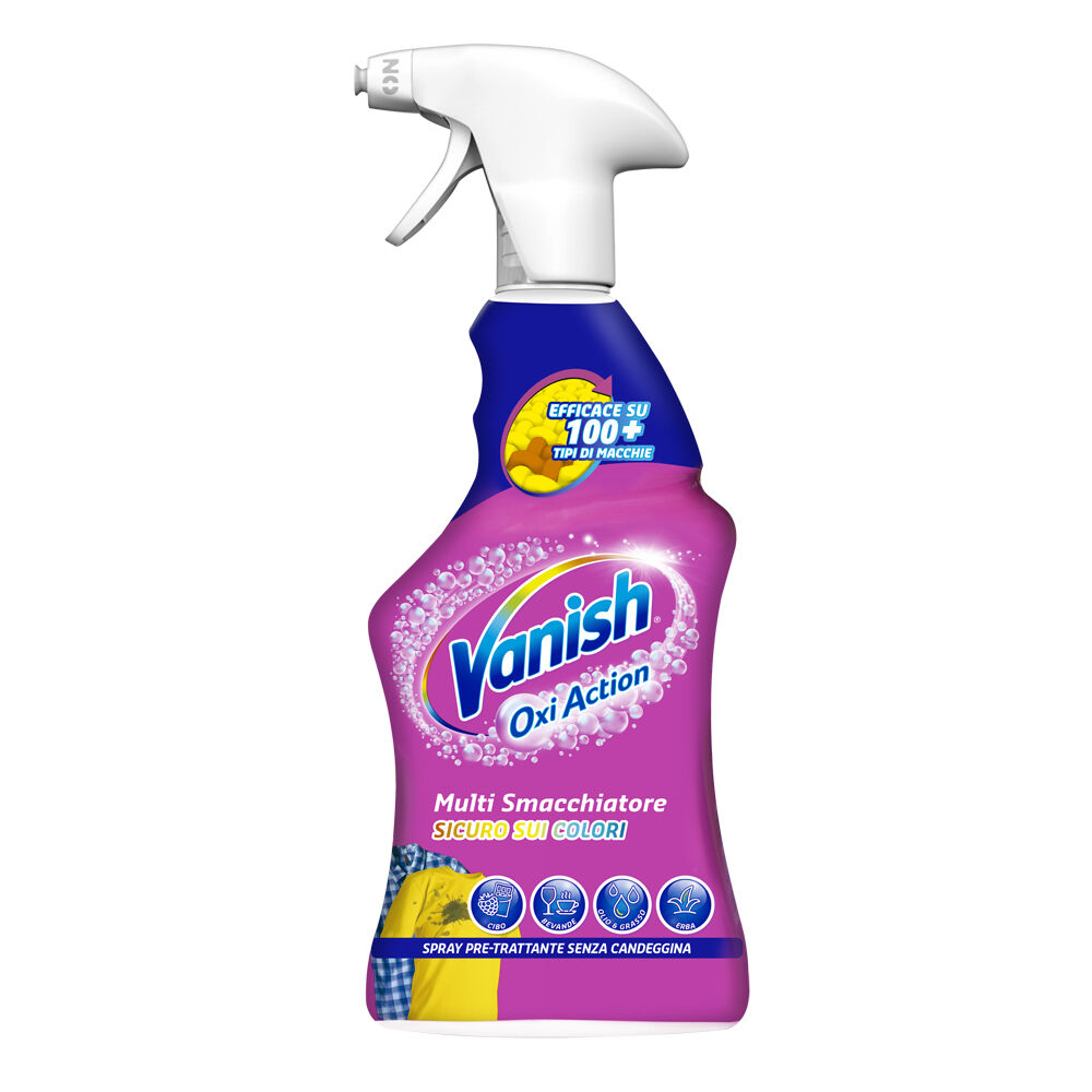 Vanish Oxi Action Multi Smacchiatore Spray Pre-Trattante Senza Candeggina 725 ml - -