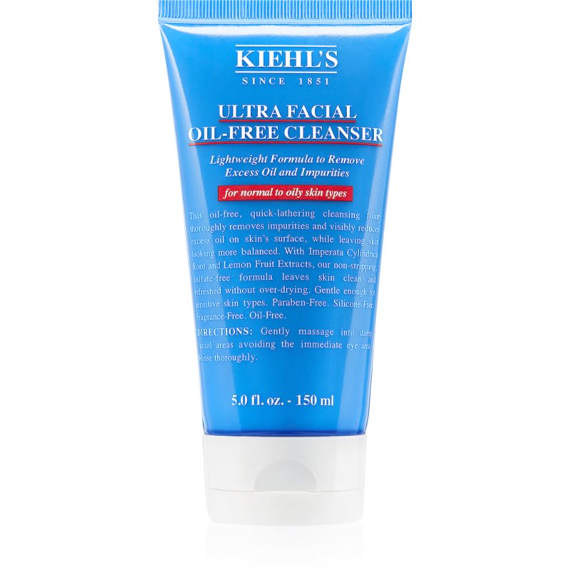 Kiehl'S Ultra Facial Oil-Free Cleanser Mousse Detergente Rinfrescante Per Pelli Normali E Grasse 150 Ml