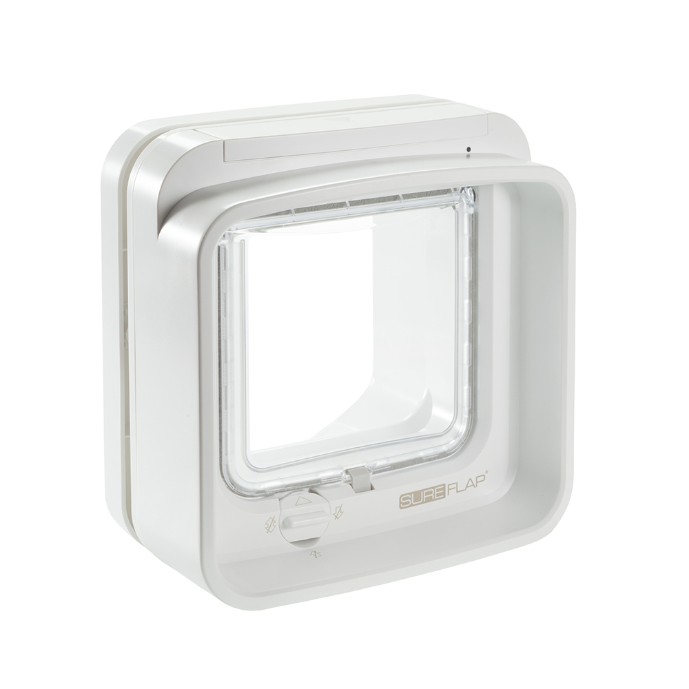 Gattaiola SureFlap DualScan con Microchip - Estensione tunnel bianco