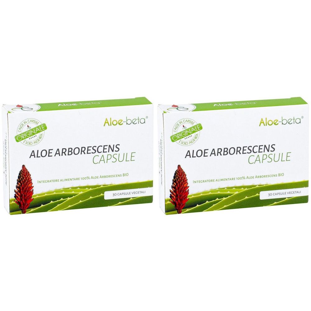 Aloe Beta 30 Capsule Arborescens Set da 2 2x30 pz