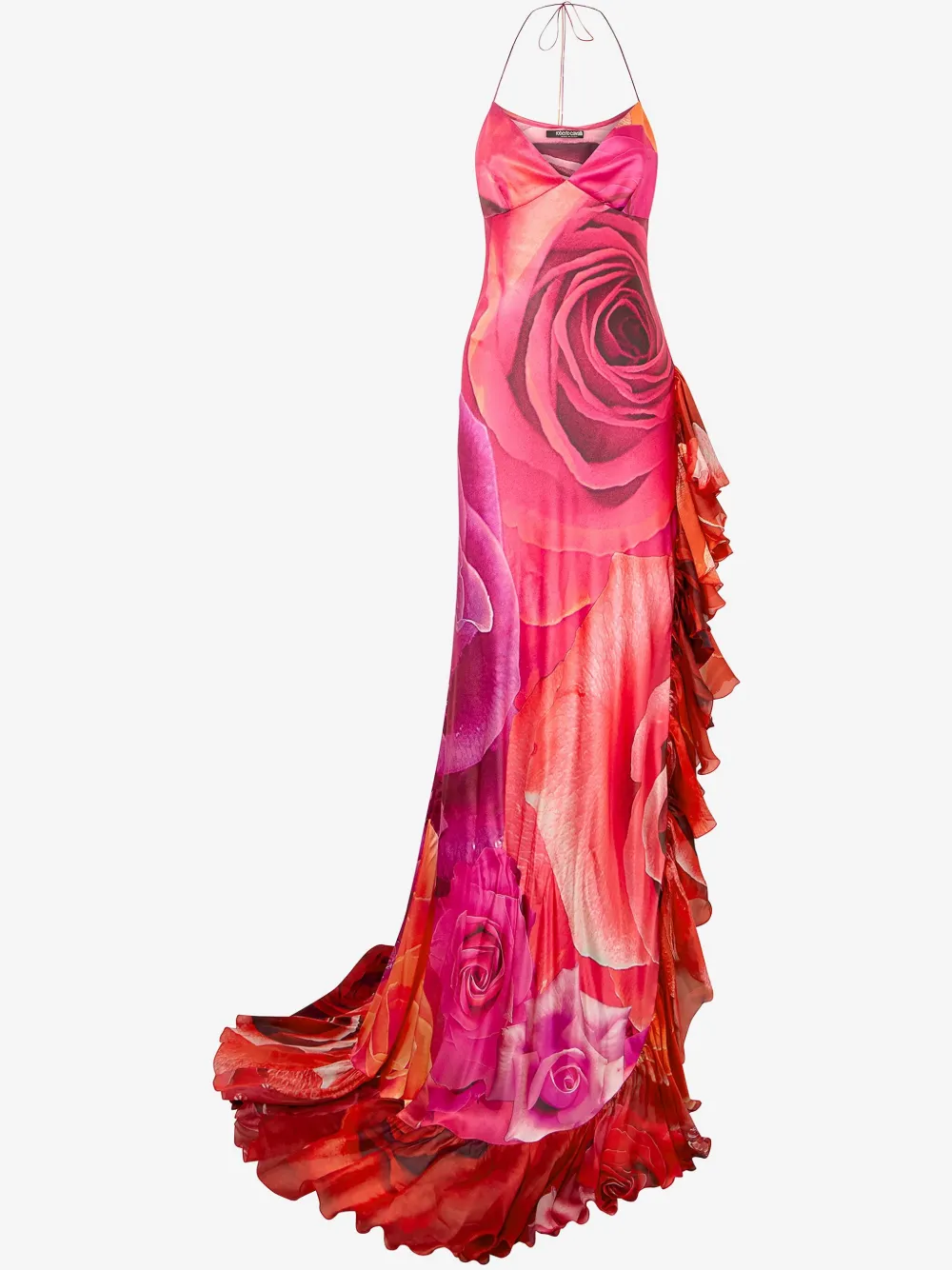 Roberto Cavalli floral-print maxi dress - Rosa