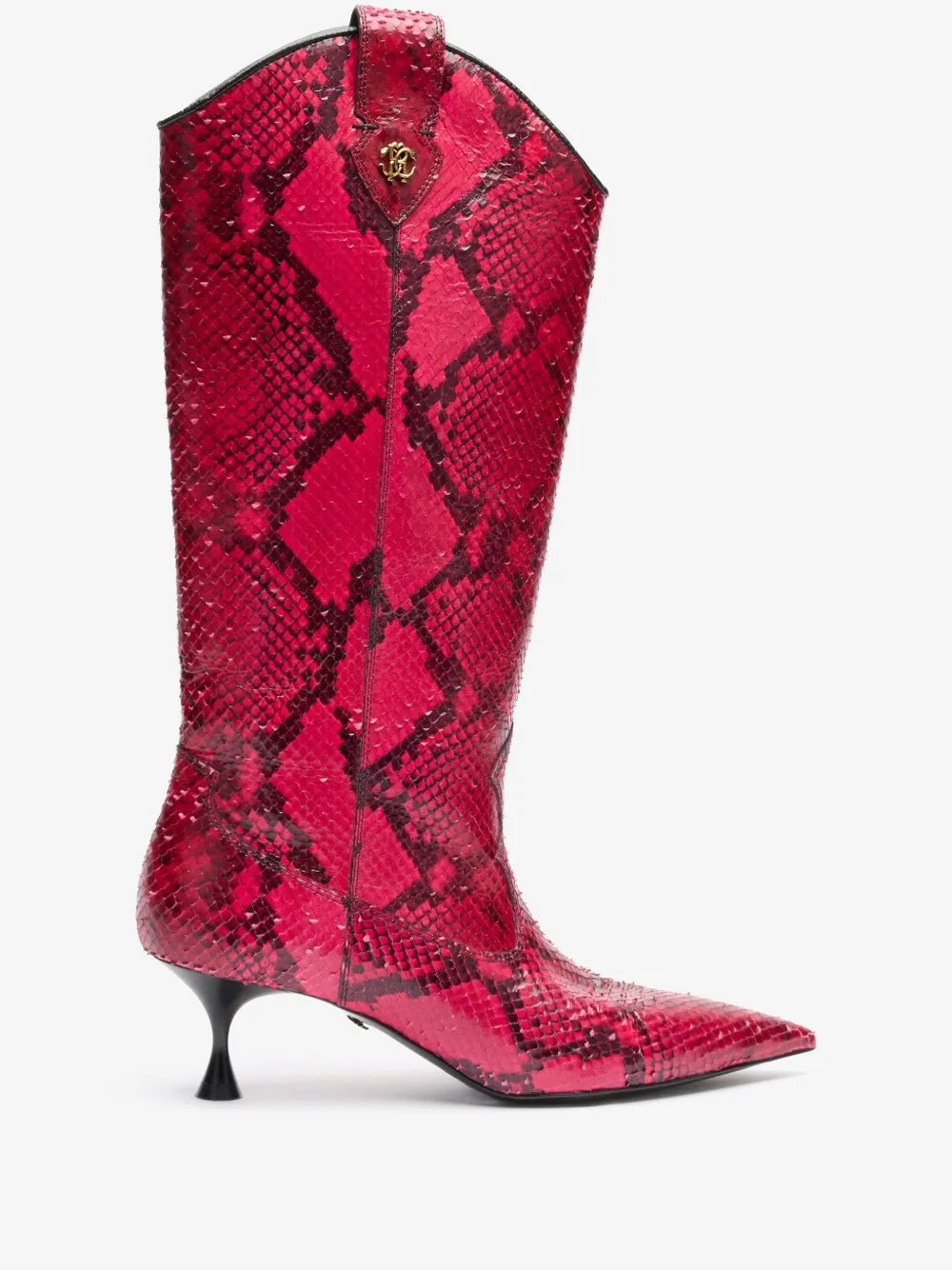 Roberto Cavalli leather boots - Rosa
