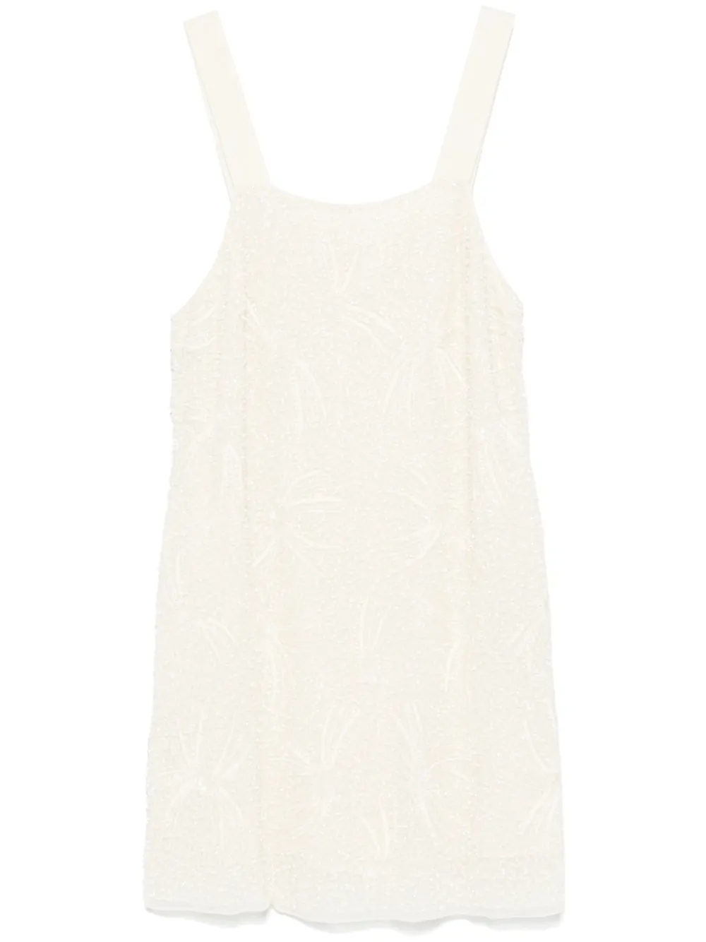 Antik Batik Mahata mini dress - Toni neutri