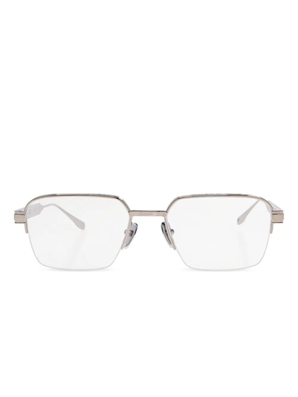 Balmain Eyewear rectangle-frame glasses - Argento