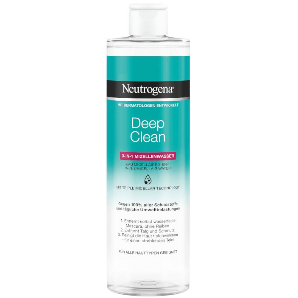 Neutrogena® Deep Clean Acqua Micellare Tripla Azione 400 ml Lozione vi