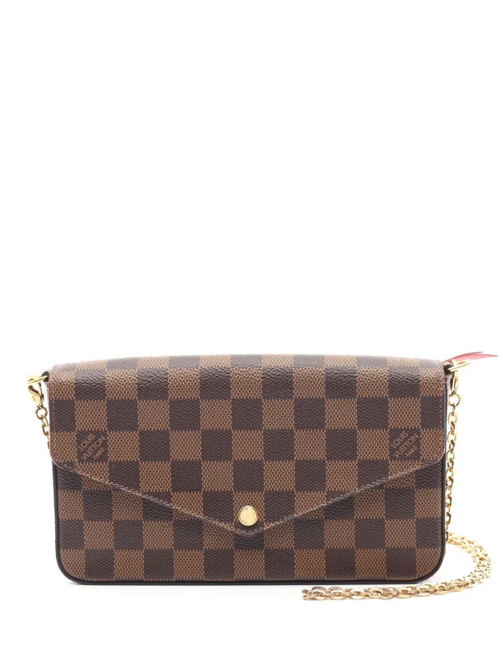 Louis Vuitton Pre-Owned 2019 Damier Ebene Pochette Felicie crossbody bag - Marrone