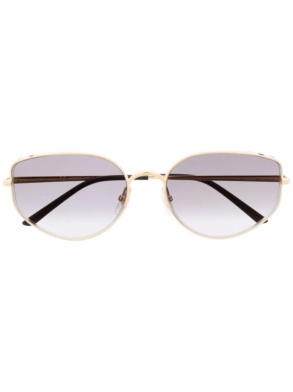 Cartier Eyewear Occhiali da sole cat-eye Panthère de Cartier - Nero