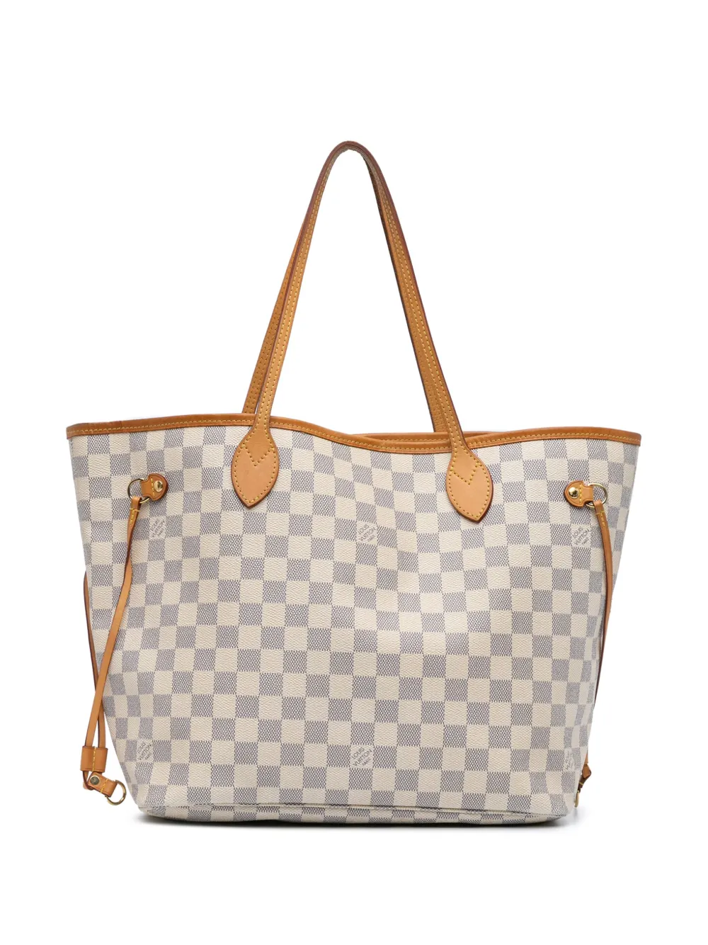 Louis Vuitton Pre-Owned 2014 Damier Azur Neverfull MM tote bag - Bianco