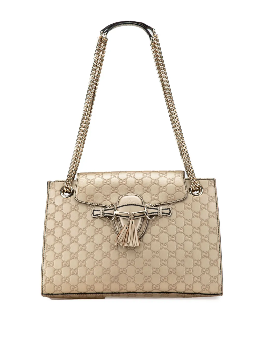 Gucci Pre-Owned 2000-2015 Large Guccissima Emily shoulder bag - Oro