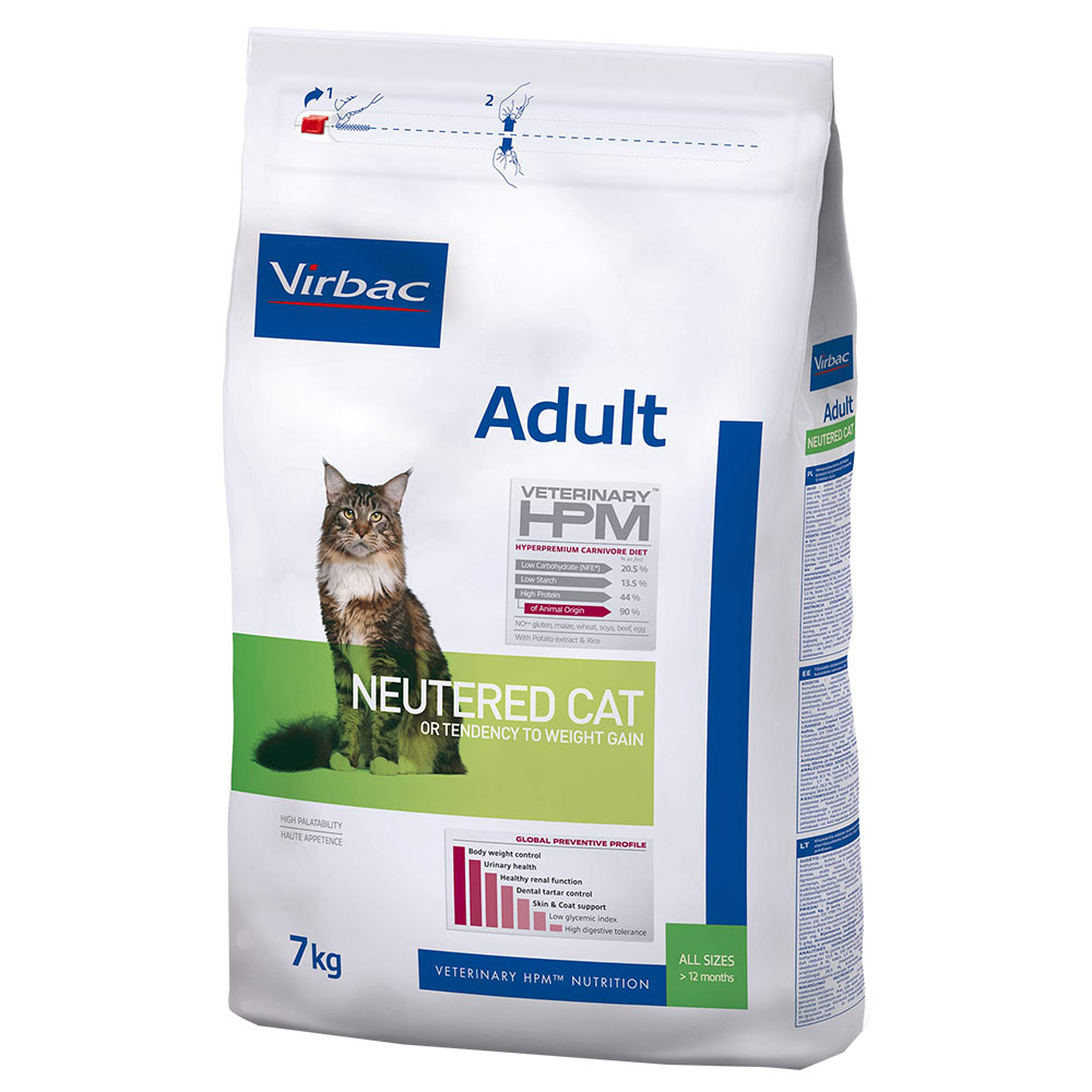 Virbac Veterinary HPM Gatto Adult Neutered - 7 kg