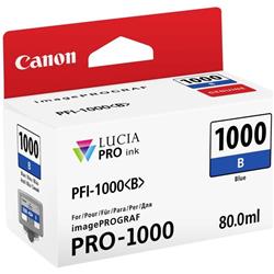 Originale Canon inkjet 0555C001 Cartuccia PFI-1000B - 80 ml - blu