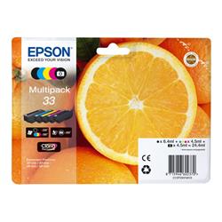 Originale Epson Multipack inkjet T33/ARANCIA - 24 4ml - nero - conf.5