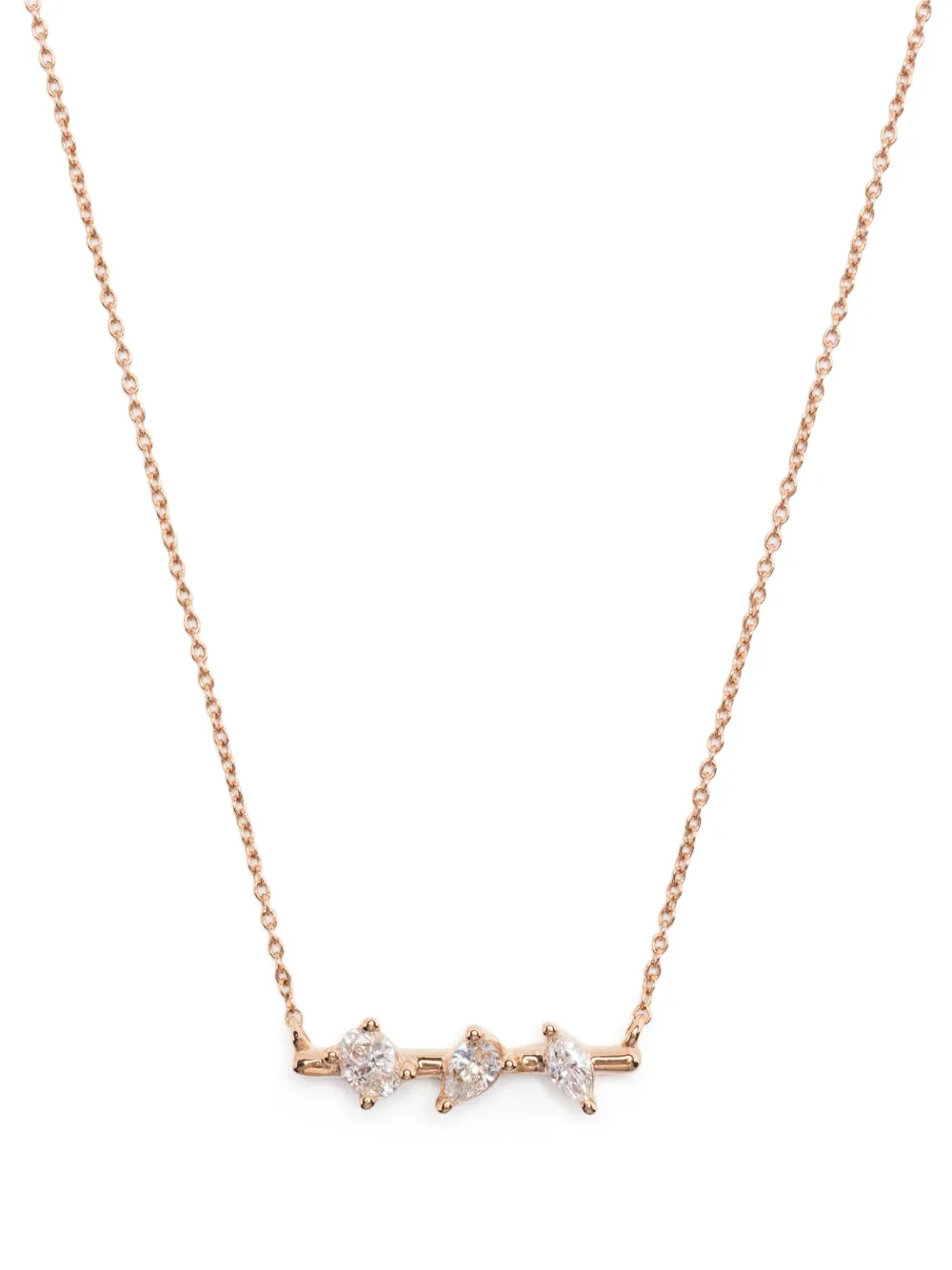 Dana Rebecca Designs Collana Alexa Jordyn in oro rosa 14kt con diamanti