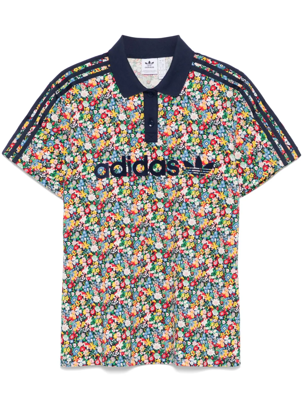 adidas x Liberty London Polo in rete - Blu