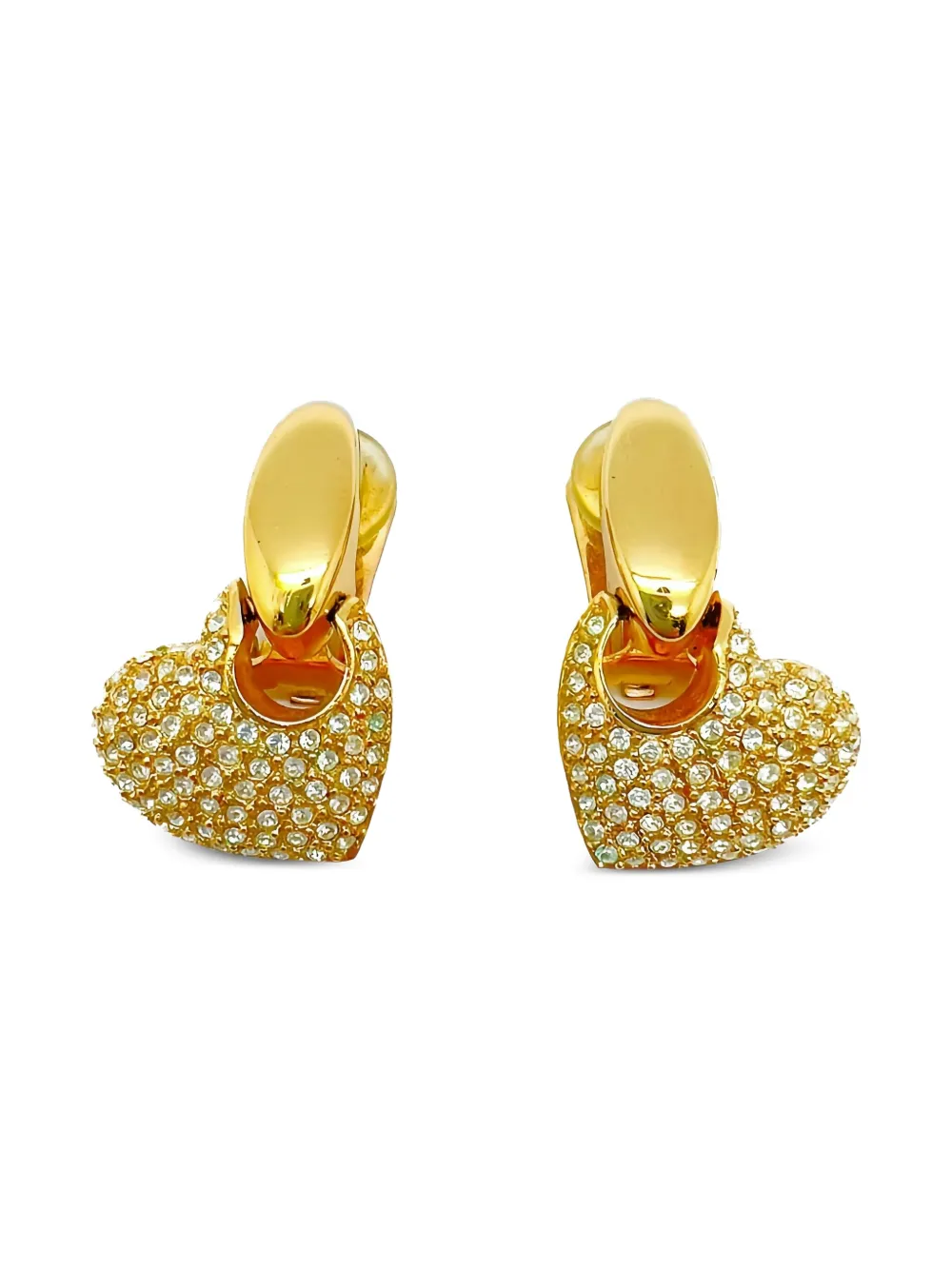 Jennifer Gibson Jewellery 1980s Heart earrings - Oro