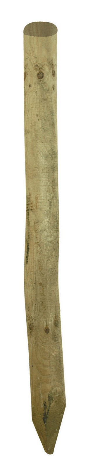 Pali tondi in legno trattati ed impregnati per recinto/staccionata/steccato diametro cm 8 altezza cm 250h cod:ferx.92288.s