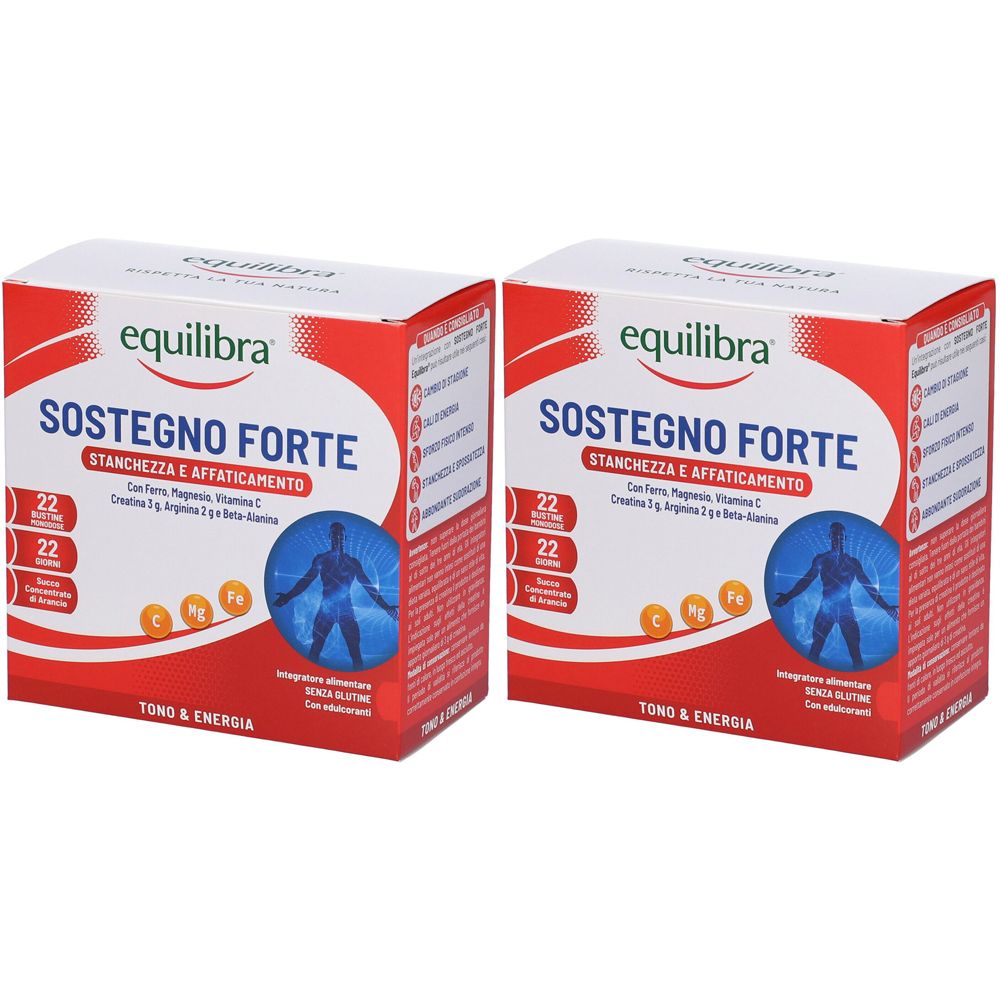 Equilibra® Sostegno Forte Set da 2 2x176 g Polvere per soluzione orale