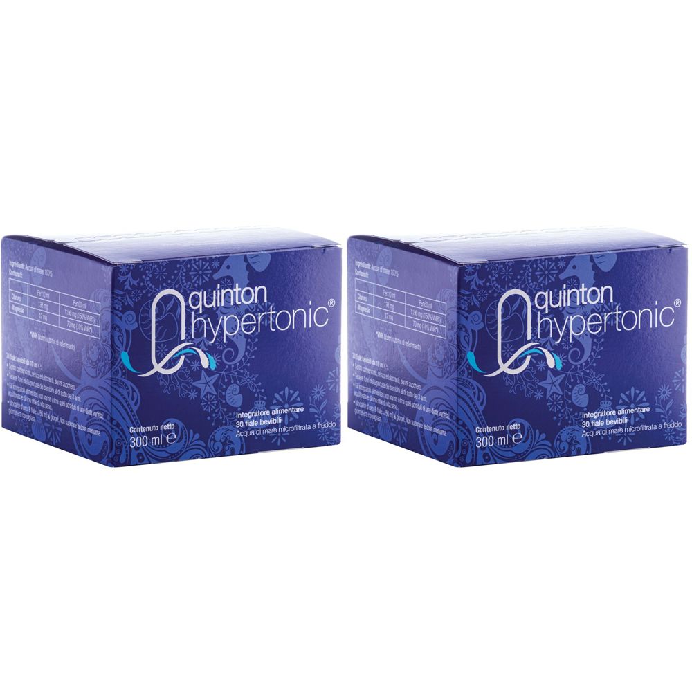 Dott. Cagnola Quinton Plasma Hypertonic Set da 2 2x30x10 ml Fiale