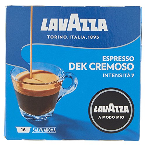 Lavazza A Modo Mio Cremosamente Dek - 16 Capsule