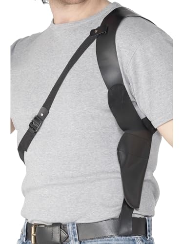 Smiffy'S- Smiffys Fondina Da Spalla In Finta Pelle, Nera Custodia In Neoprene Per Fotocame Uomo, Nero, 22168