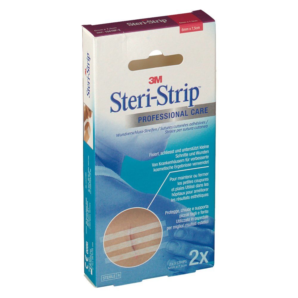 Cerotto Per Sutura Steristrip Sriscia 6 X 75 Mm 6 Pezzi