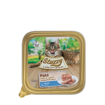 STUZZY GATTO PATE' VASCHETTA ADULTO TROTA 100 GR