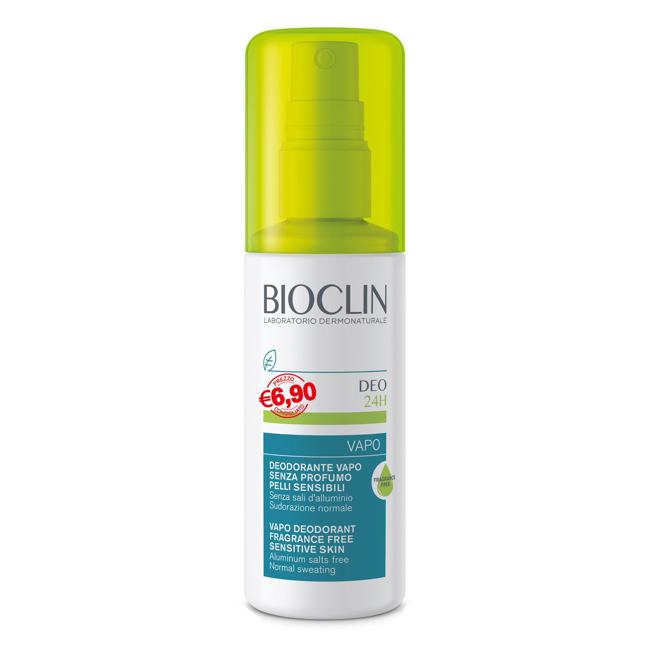 Bioclin Deodorante 24 H Vapo Senza Profumazione