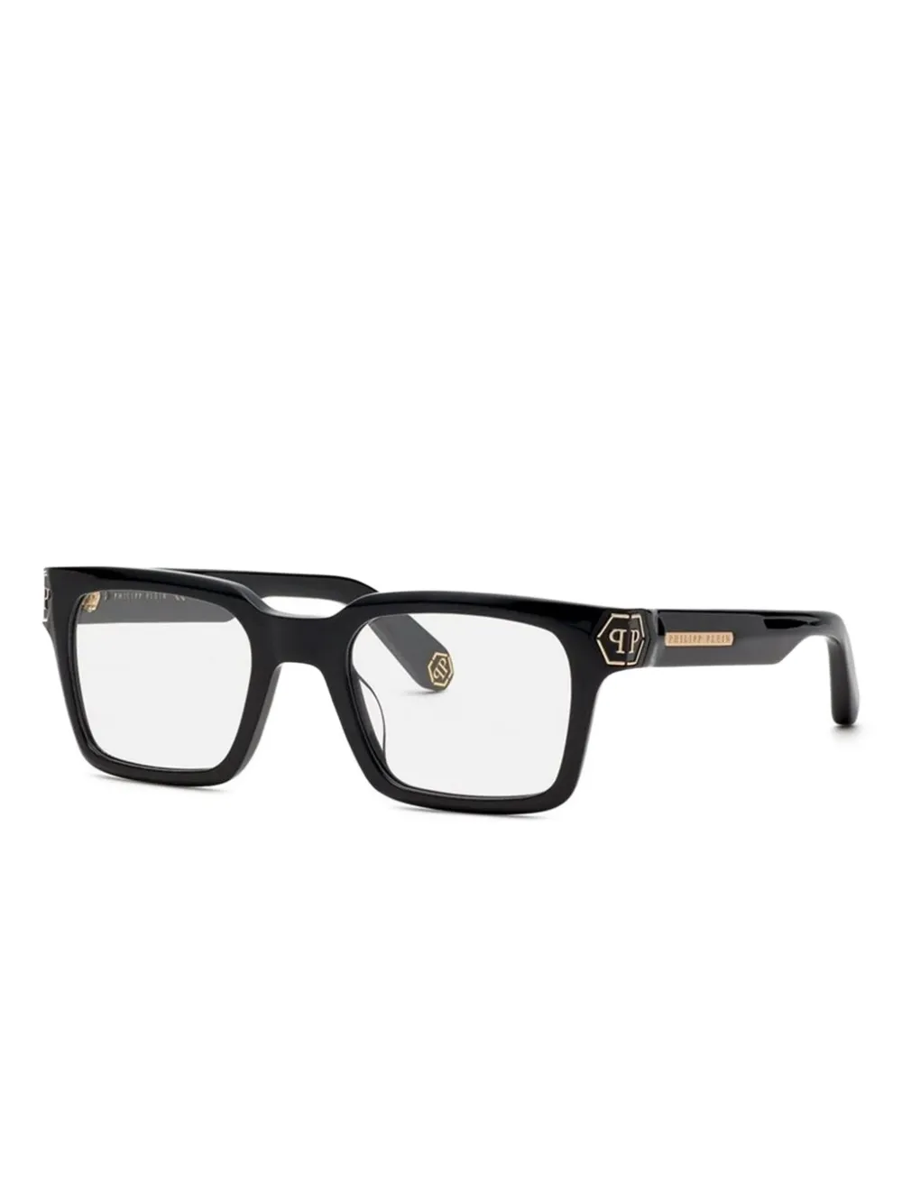 Philipp Plein Eyewear logo detailing frames - Nero