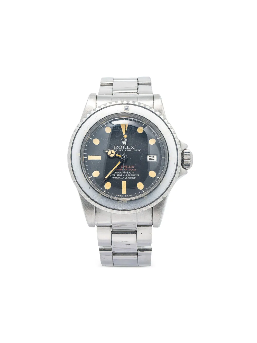 Rolex Sea-Dweller Double Red 39mm Pre-owned - Nero