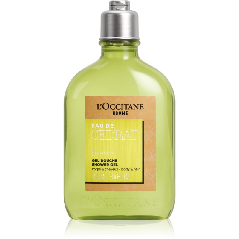 L’Occitane Men Cedrat Gel Doccia Per Corpo E Capelli 250 Ml