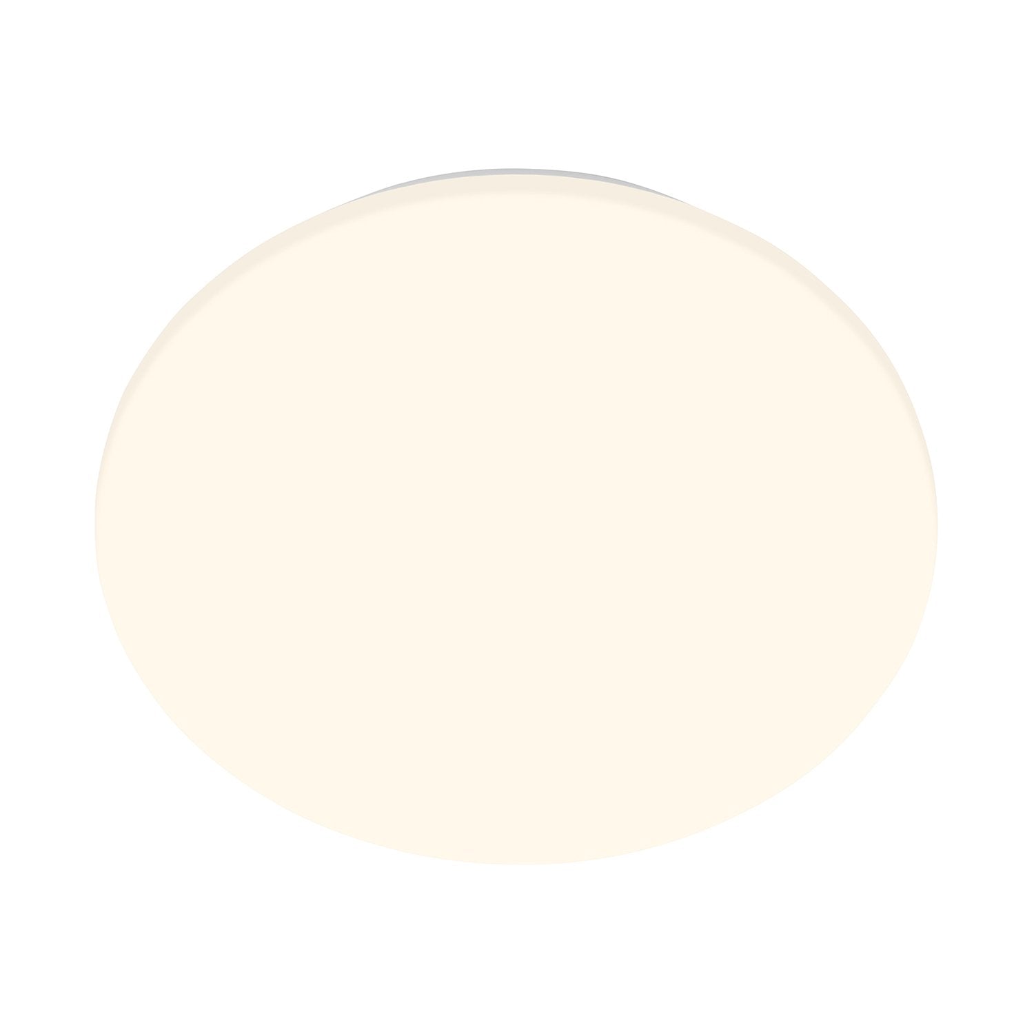Plafoniera moderna ekos plastica bianco led integrato 12w 3000k
