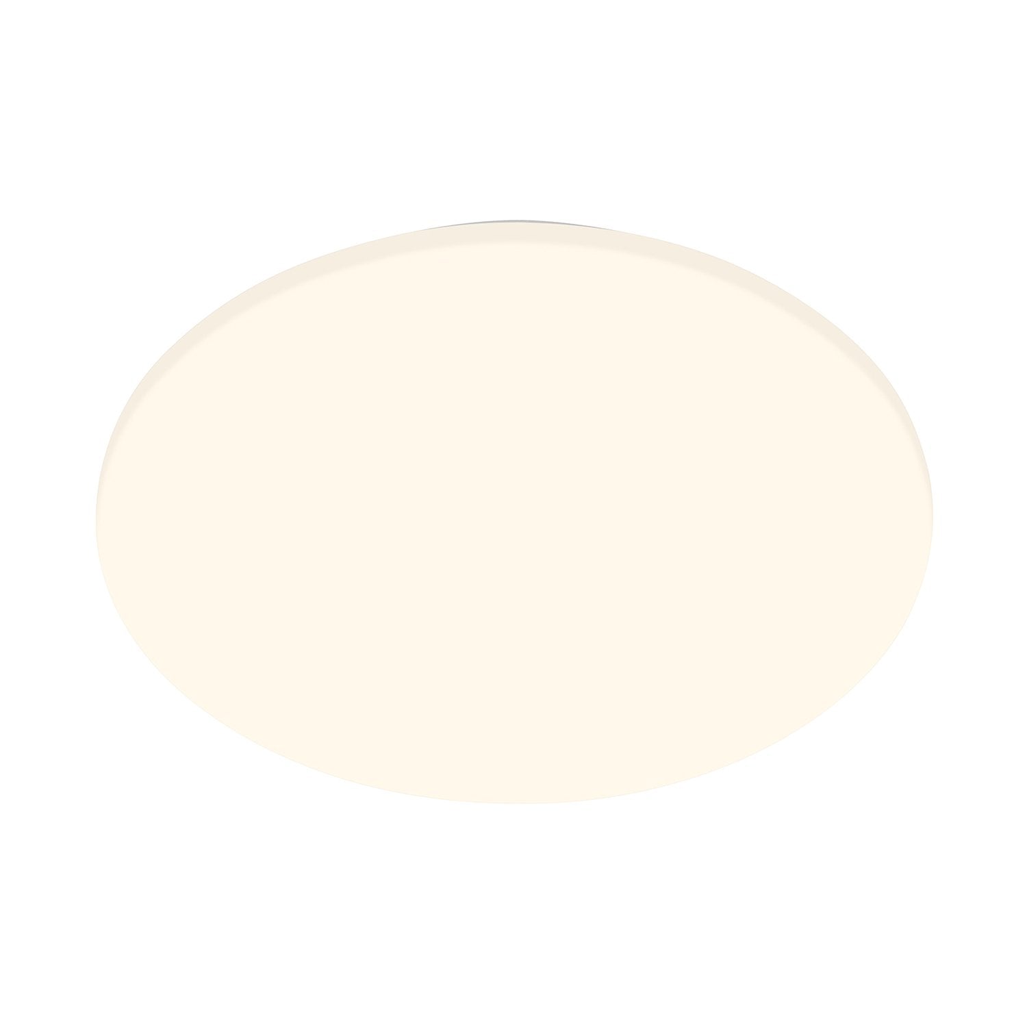 Plafoniera moderna ekos plastica bianco led integrato 18w 3000k