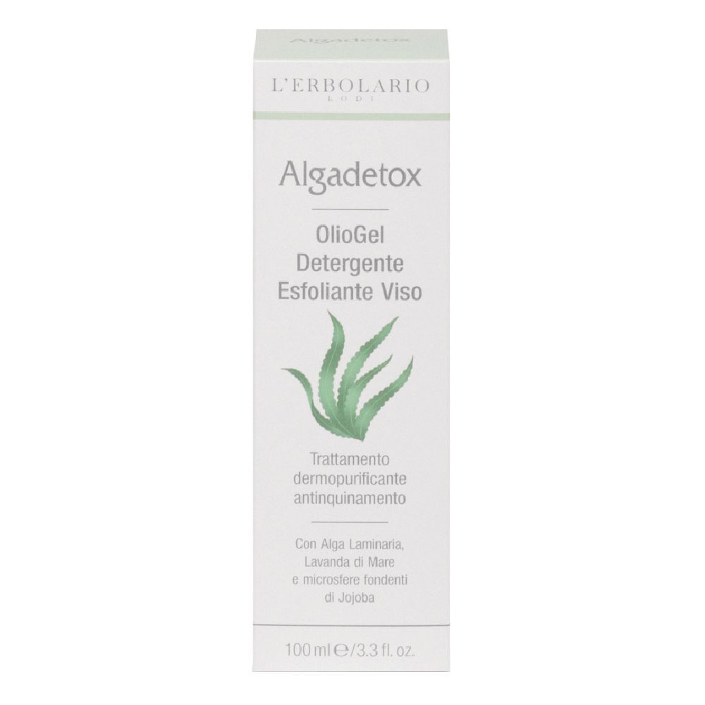 Algadetox Oliogel Detergente Esfoliante Viso Trattamento Dermopurifica