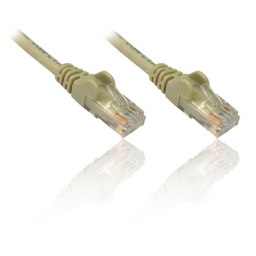 Premiumcord Cavo Patch Cat 6 Utp, 1Gbit/S, Cavo Ethernet, Lan, Rj45 Connettori, Flessibile E Robusto, Awg 26/7, Conduttori 100% Cu, Grigio, 7 M