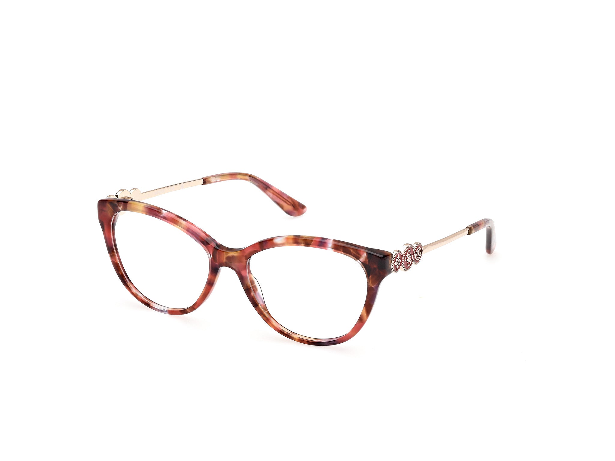 Guess Donna Gu50230 68 Montature Da Vista Acetato Rosso  Cat Eye Normale
