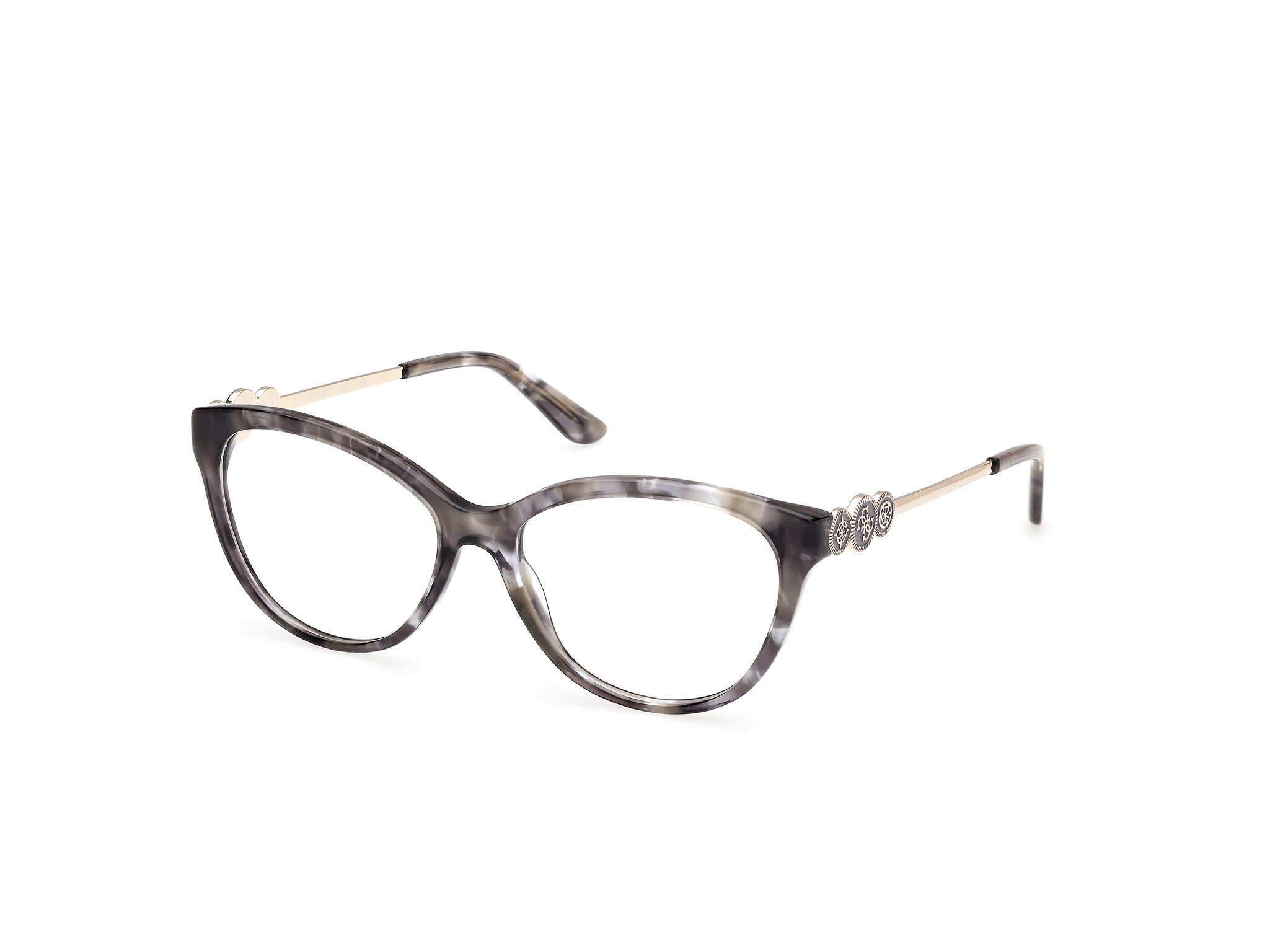 Guess Donna Gu50230 20 Montature Da Vista Acetato Grigio  Cat Eye Normale