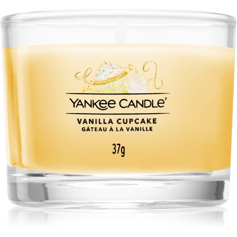 Yankee Candle Vanilla Cupcake Candela Votiva Glass 37 G