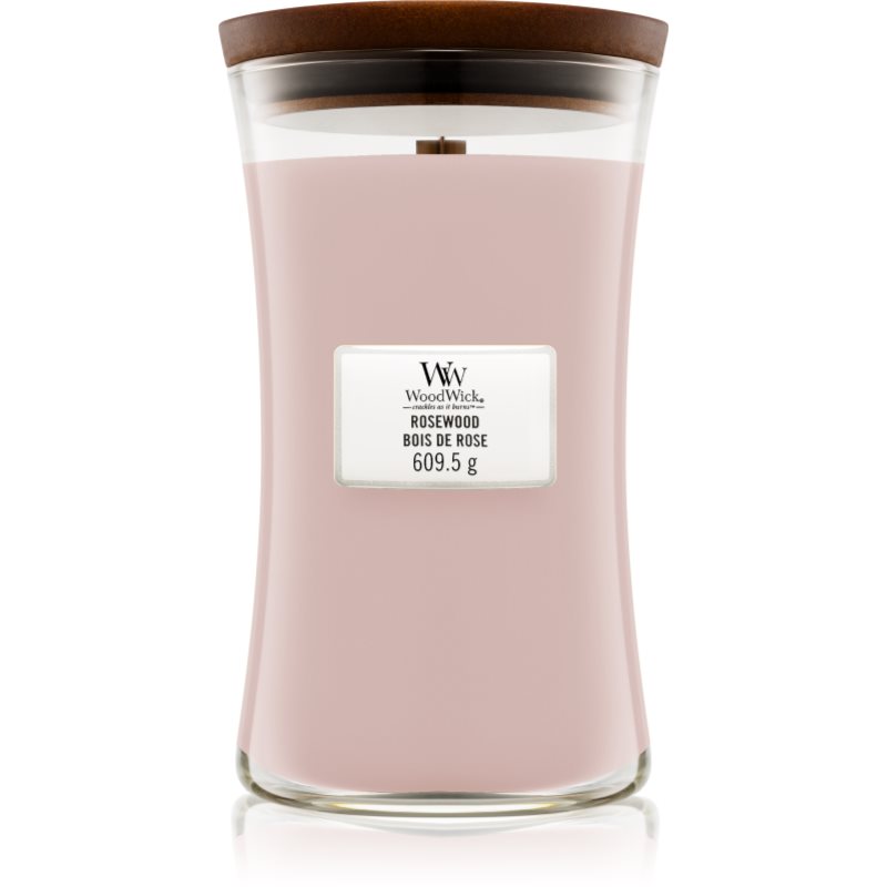 Woodwick Rosewood Candela Profumata Con Stoppino In Legno 609.5 G