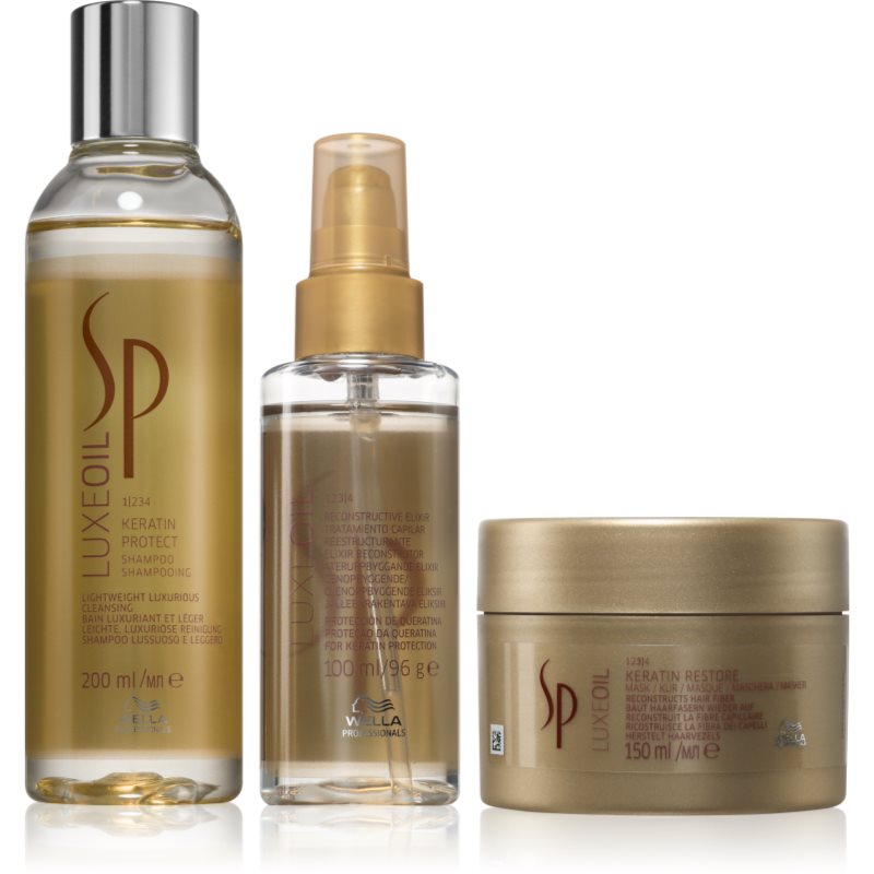 Wella Professionals Sp Luxe Oil Set Confezione Conveniente Per Capelli Perfetti