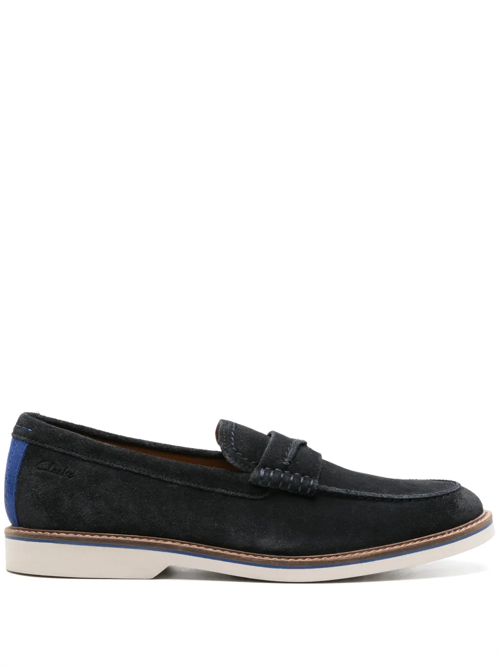 Clarks Mocassini Atticus LTSlip - Blu