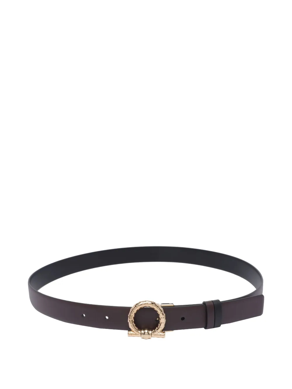 Ferragamo Gancini-buckle belt - Marrone