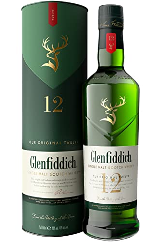 Glenfiddich Single Malt Scotch Whisky 12 Anni, 70Cl