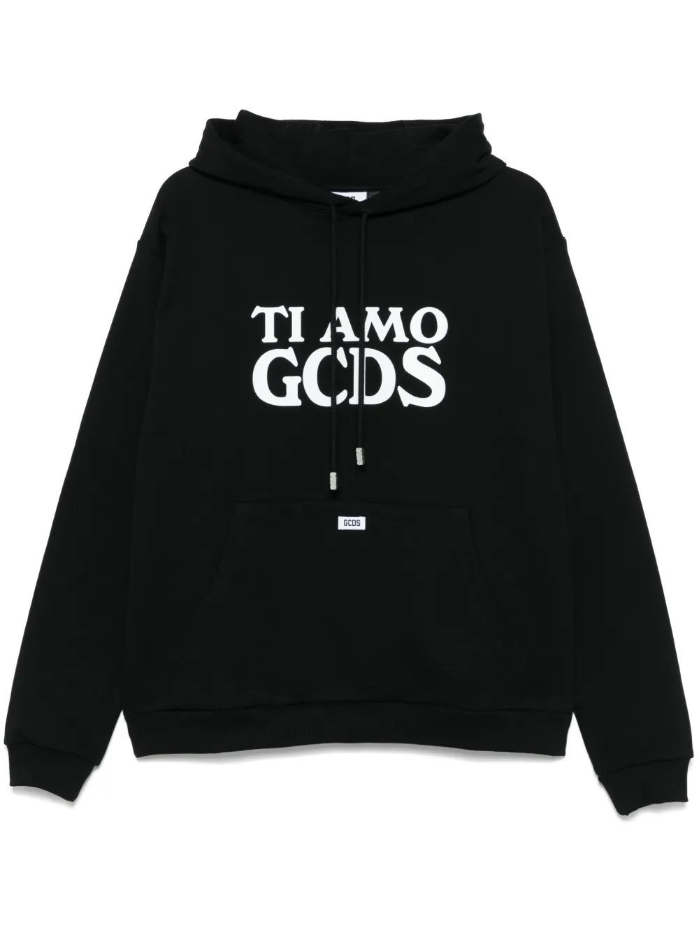 GCDS Felpa con cappuccio Ti Amo GCDS - Nero